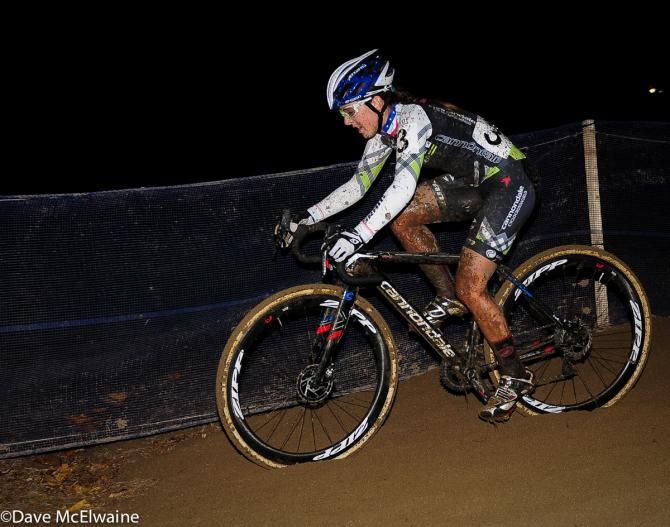 Kaitie Antonneau (Cannondale Cyclocrossworld.com) rode the sand like it wasnt even there