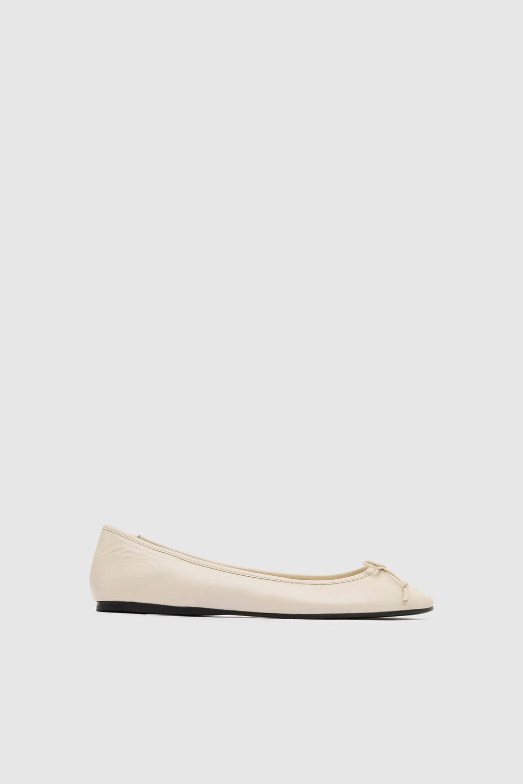 Bow Ballet Flat - Parchment
