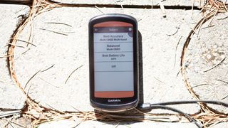 Garmin 1040 Solar GPS accuracy screen