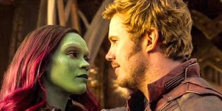 Zoe Saldana Gamora Chris Pratt Star-Lord Peter Quill Guardians of the Galaxy Vol. 2 Marvel MCU