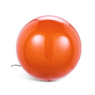 Habitat Caliban Xl Globe Glass Lamp - Orange