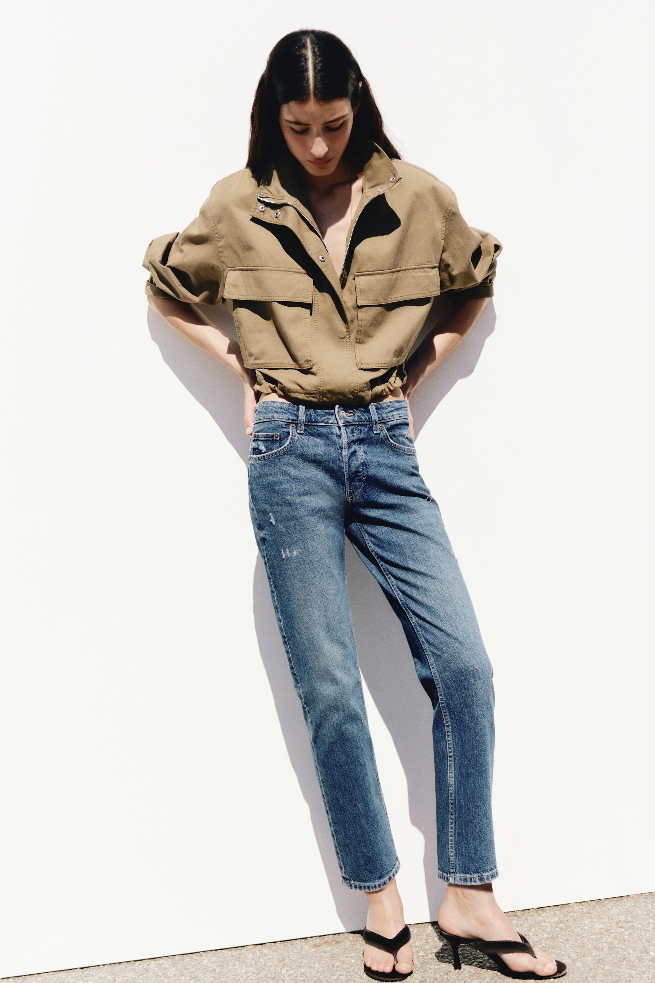 Straight Regular Waist Jeans