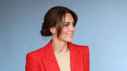 Kate Middleton revealed the gift that her children use 'all the time' during an engagement in Leeds at a family-owned heritage textile mill