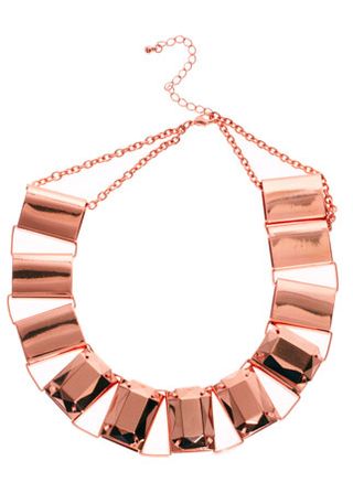 ASOS metallic collar necklace, £25