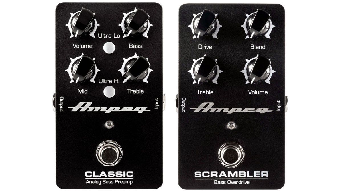 Ampeg Classic Analog Bass Preamp and Scrambler Bass Overdrive