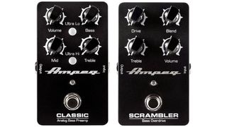 Ampeg Classic Analog Bass Preamp and Scrambler Bass Overdrive 