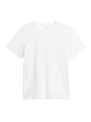 Crew-Neck T-Shirt - White - Arket