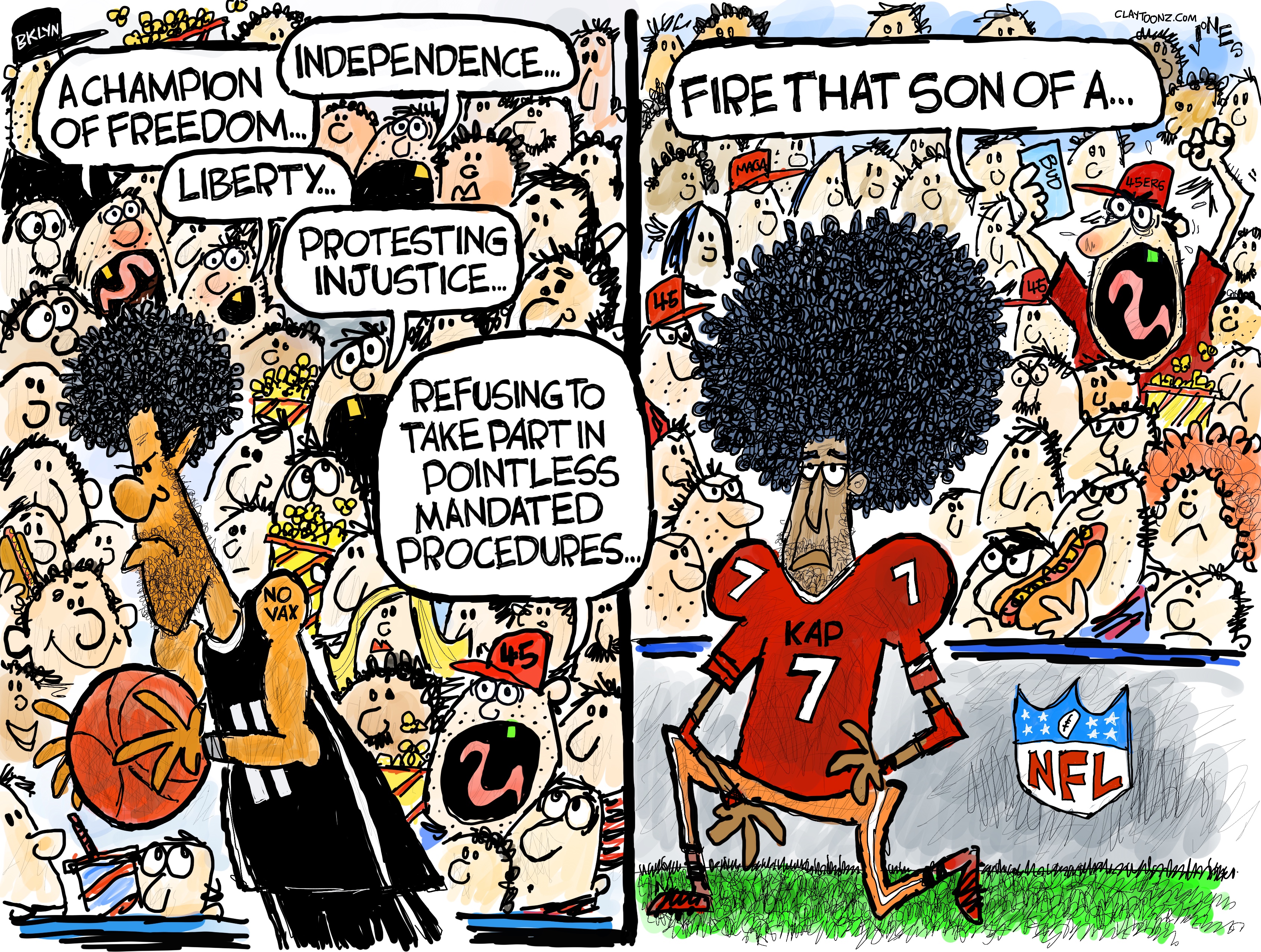 Kyrie and Kap | The Week