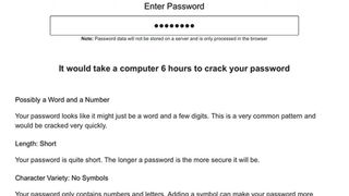 Comparitech's password strength test