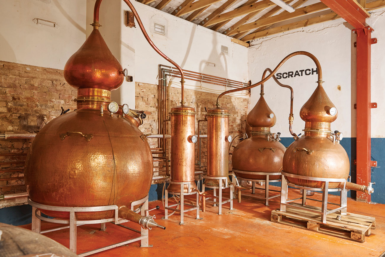 Scratch distillery