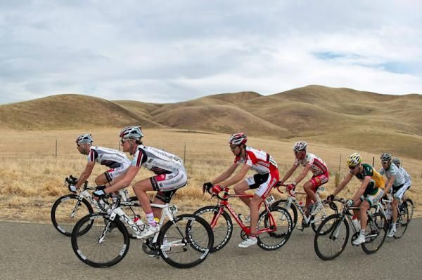 The break away gained momentum early in the race, but never gained a huge margin.