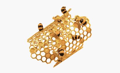 This is a gold bracelet.