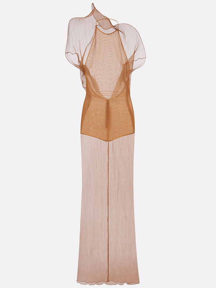 Magda Butrym, Sheer Silk Organza Gown