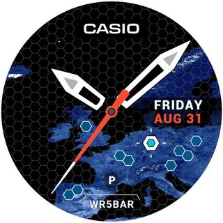 Casio WSD-F30 watch face