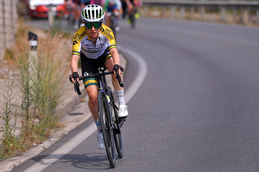 TERRACINA ITALY SEPTEMBER 15 Amanda Spratt of Australia and Team Mitchelton Scott during the 31st Giro dItalia Internazionale Femminile 2020 Stage 5 a 1103km stage from Terracina to Terracina GiroRosaIccrea GiroRosa on September 15 2020 in Terracina Italy Photo by Luc ClaessenGetty Images