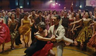The dance at the school gym in West Side Story.