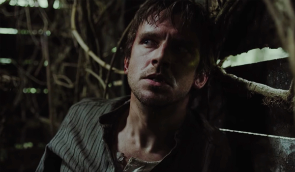Dan Stevens Apostle Scared in cabin