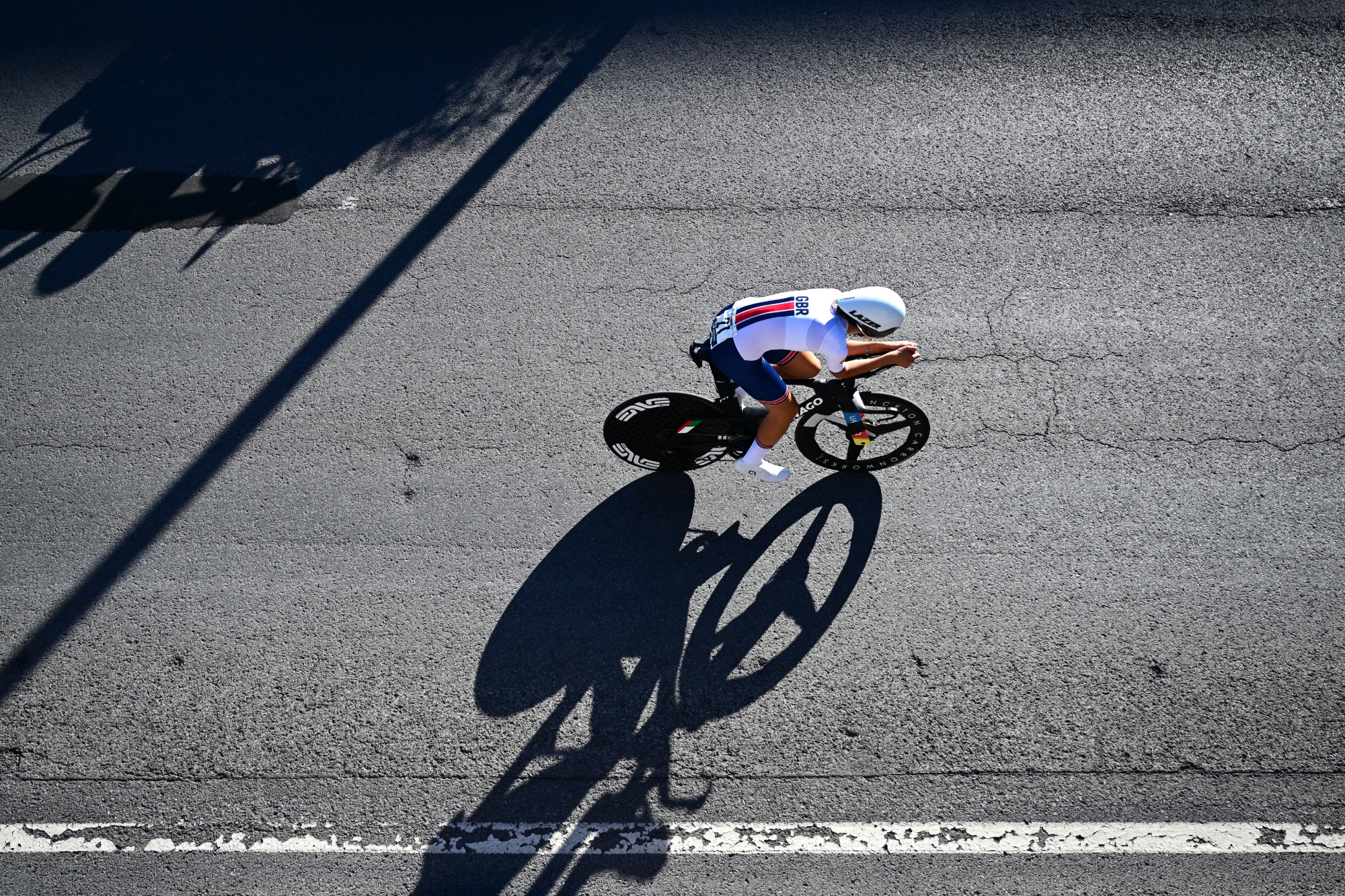 Aalia Clay at the 2026 UCI Road World Championships, competing as a junior