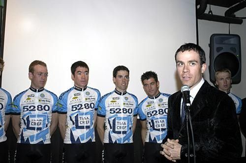 The TIAA-CREF/5280 team is introduced by Colby Pearce.