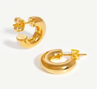 Missoma Chubby hoop earrings