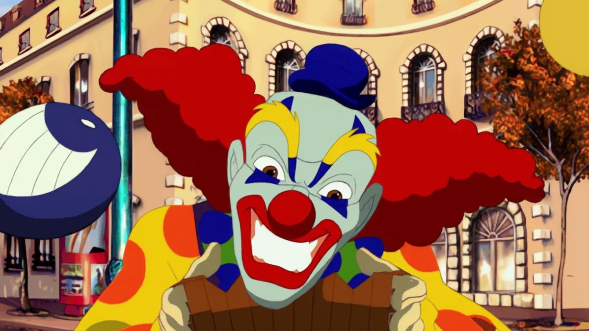 A villainous clown