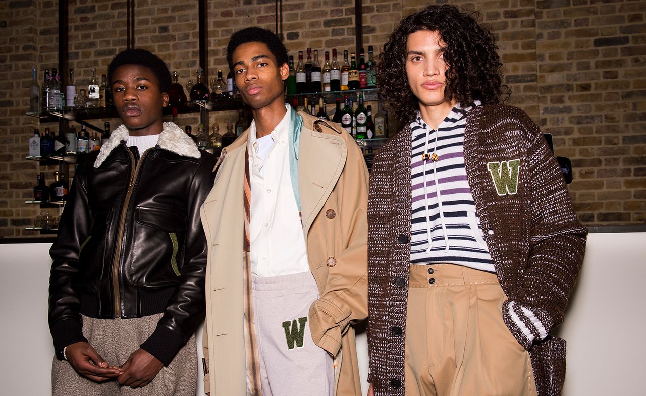 Wales Bonner A/W 2019 London Fashion Week backstage models