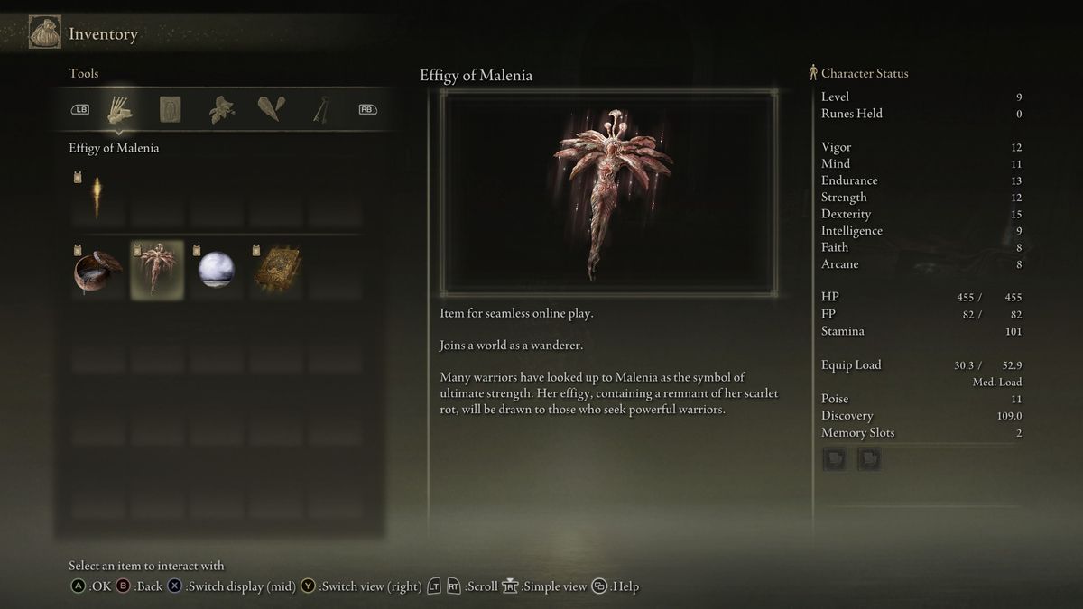 Seamless Co-op Item to connect to another world
