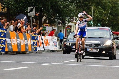 Christiane Soeder (Team SV CML Fincon) wins the Austrian national title in Oberwart.