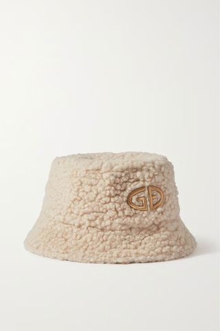 Goldbergh Teds embroidered fleece bucket hat