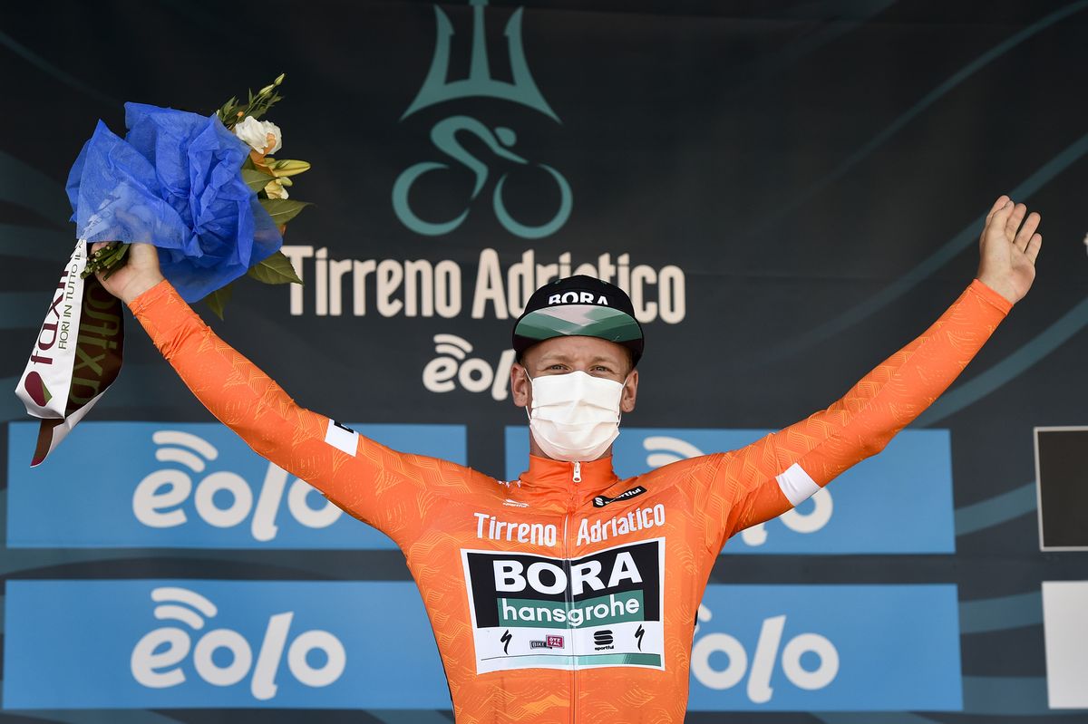 Tirreno Adriatico 2020 55a Edition 6th stage Castelfidardo Senigallia 171 km 12092020 Pascal Ackermann GER Bora Hansgrohe photo Tommaso PelagalliBettiniPhoto2020