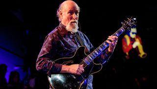 John Scofield performs at Blue Note on November 2, 2021 in Milan, Italy