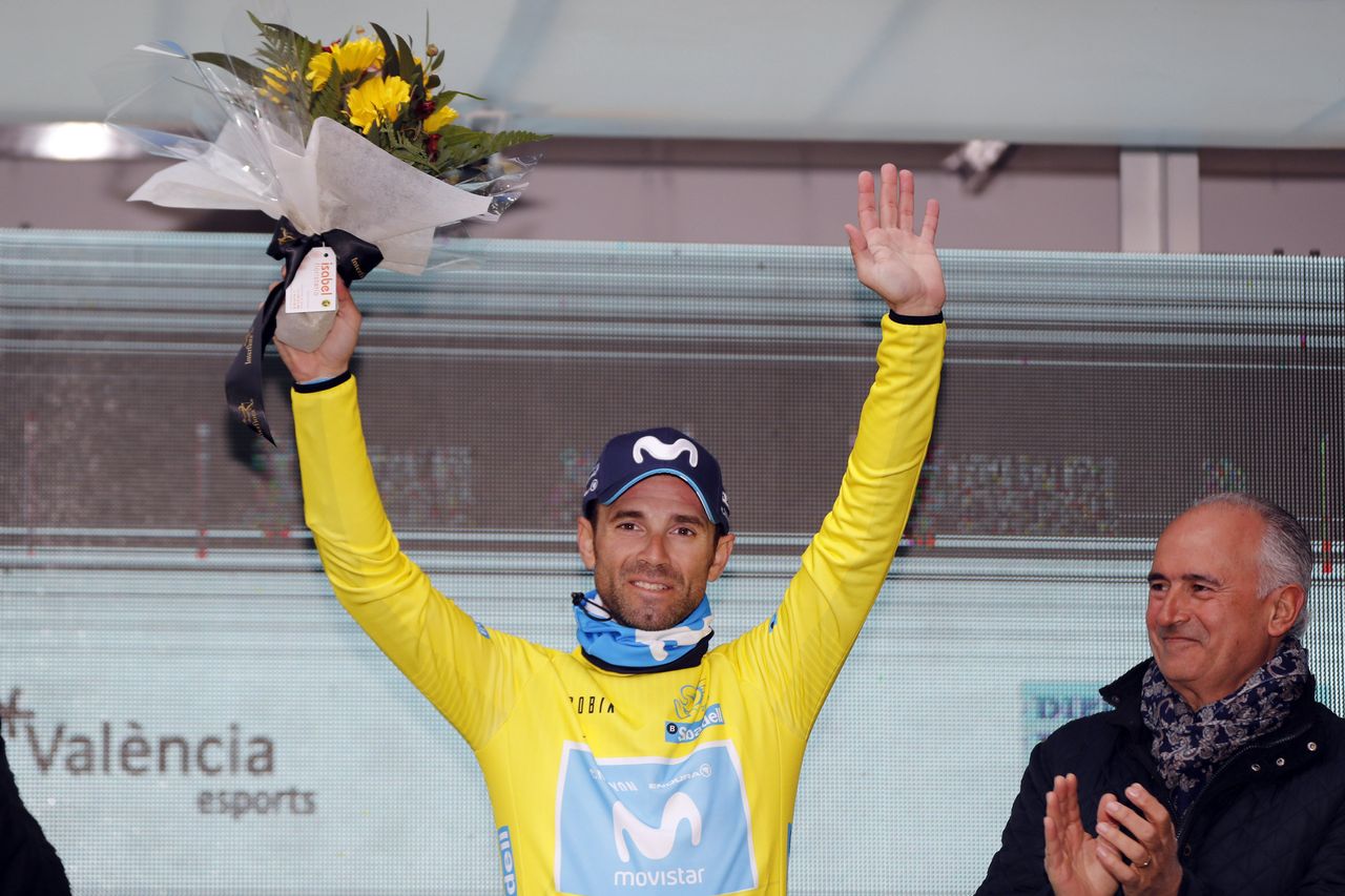 Alejandro Valverde (Movistar) kept the leader's jersey