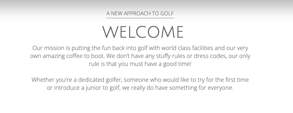 Leicester Golf Centre dress code