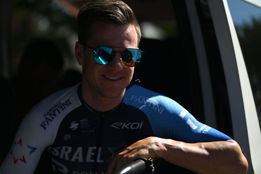 TANUNDA, AUSTRALIA - JANUARY 22: Simon Clarke of Australia and Team Israel-Premier Tech prior to the 25th Santos Tour Down Under 2025, Stage 2 a 128.8km stage from Tanunda to Tanunda 342m / #UCIWT / on January 22, 2025 in Tanunda, Australia. (Photo by Dario Belingheri/Getty Images)