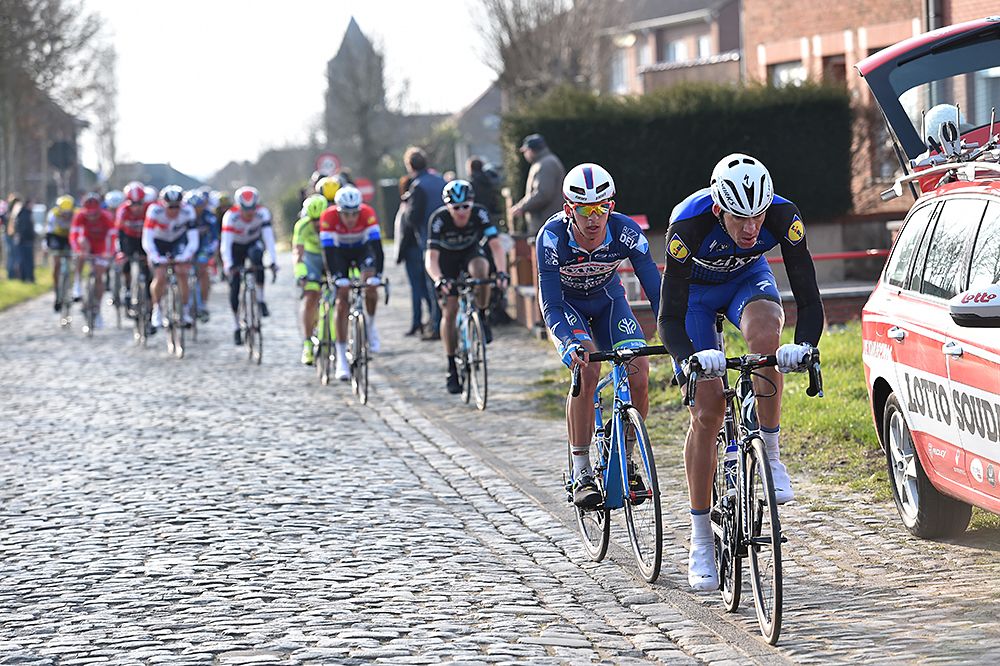 It was an aggressive race at Omloop Het Nieuwsblad