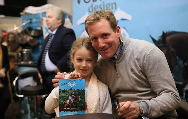 One for the scrapbook: Burghley winner Oliver Townend poses for a photo with a happy fan