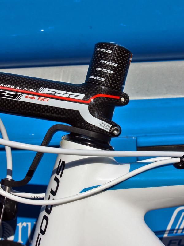 Knaven was still finalizing his position on Thursday. Mechanics were ready to cut the steerer tube and remove excess spacers one he was satisfied.