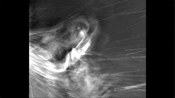 Close-up imagery of the sun's corona