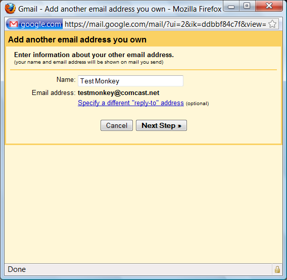 Сервер gmail com