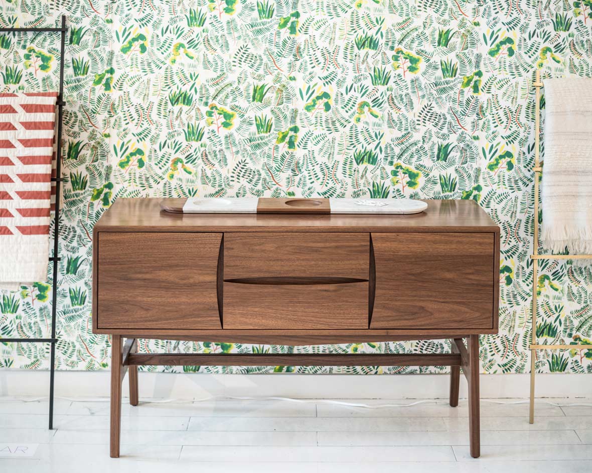 ‘Indian Holly' wallpaper
