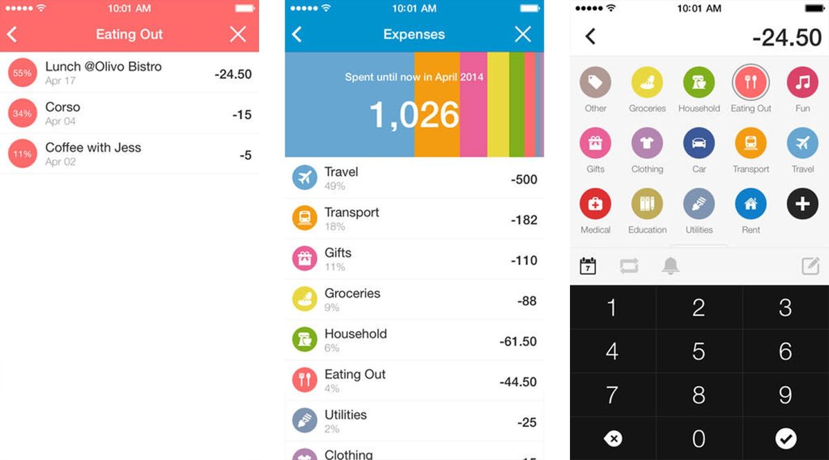 Best expense tracking apps for iPhone Concur, Expensify, Mileage Log+