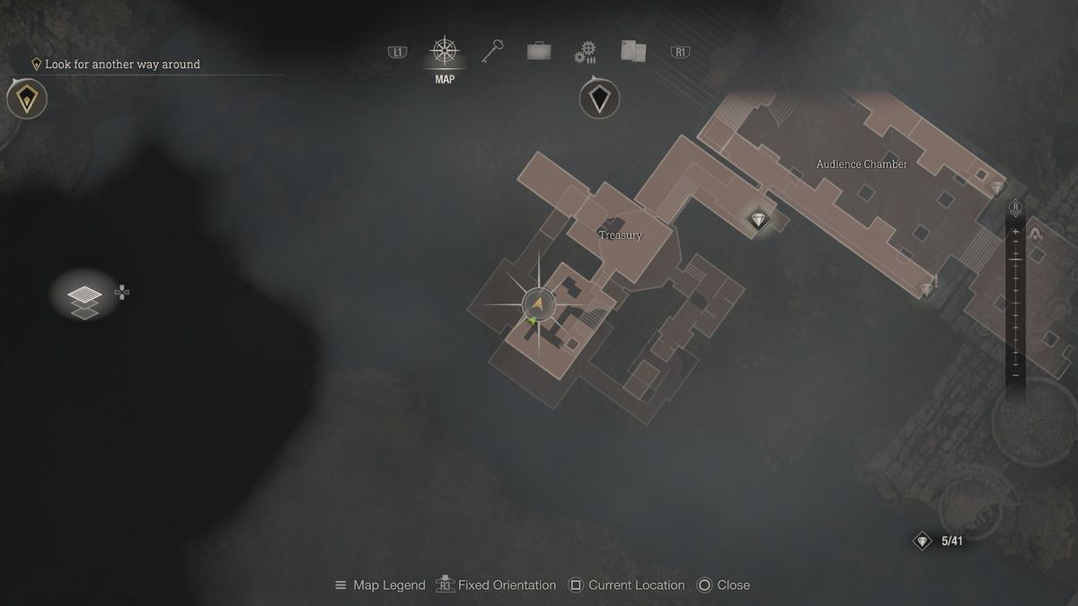 Resident Evil 4 Remake Clockwork Castellan near the Dungeon