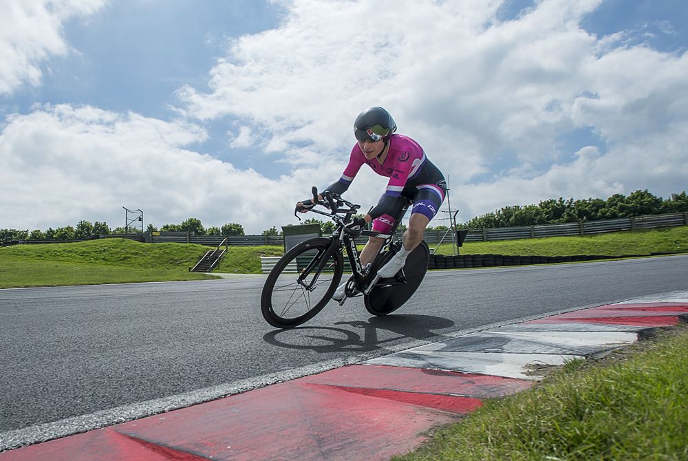 Dame Sarah Storey in action