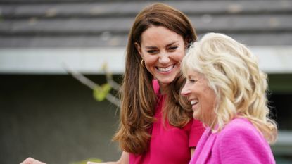 Kate Middleton and Jill Biden in Cornwall