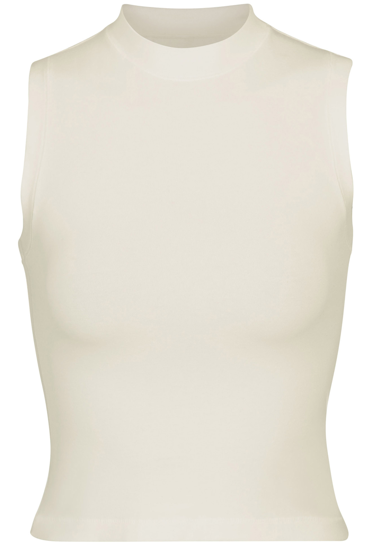 SKIMS Stretch Cotton Jersey Mock Neck Tank