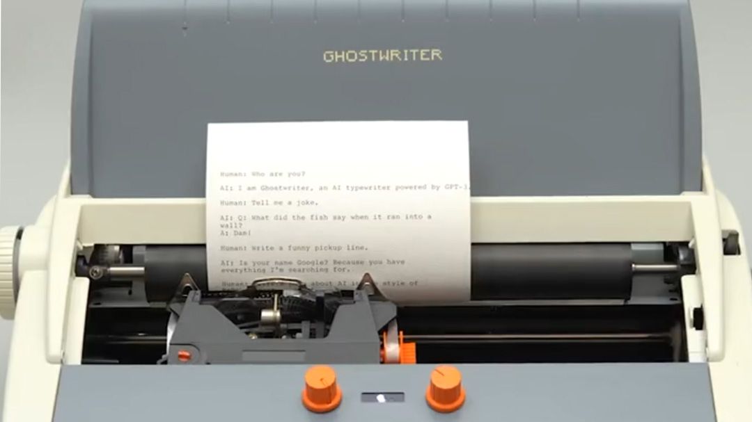 This haunted typewriter is ironically the least creepy use
for AI we've seen lately