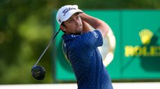 Davis Riley takes a shot at the PGA Championship