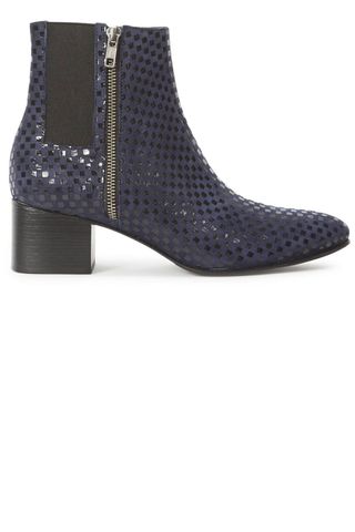 Opening Ceremony Blue Checked Suede Ankle Boot, £300