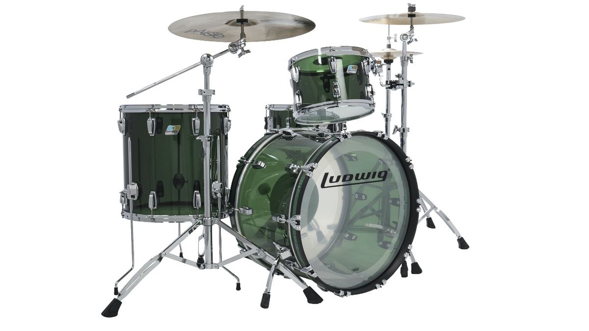 Ludwig Vistalite 50th Anniversary finishes