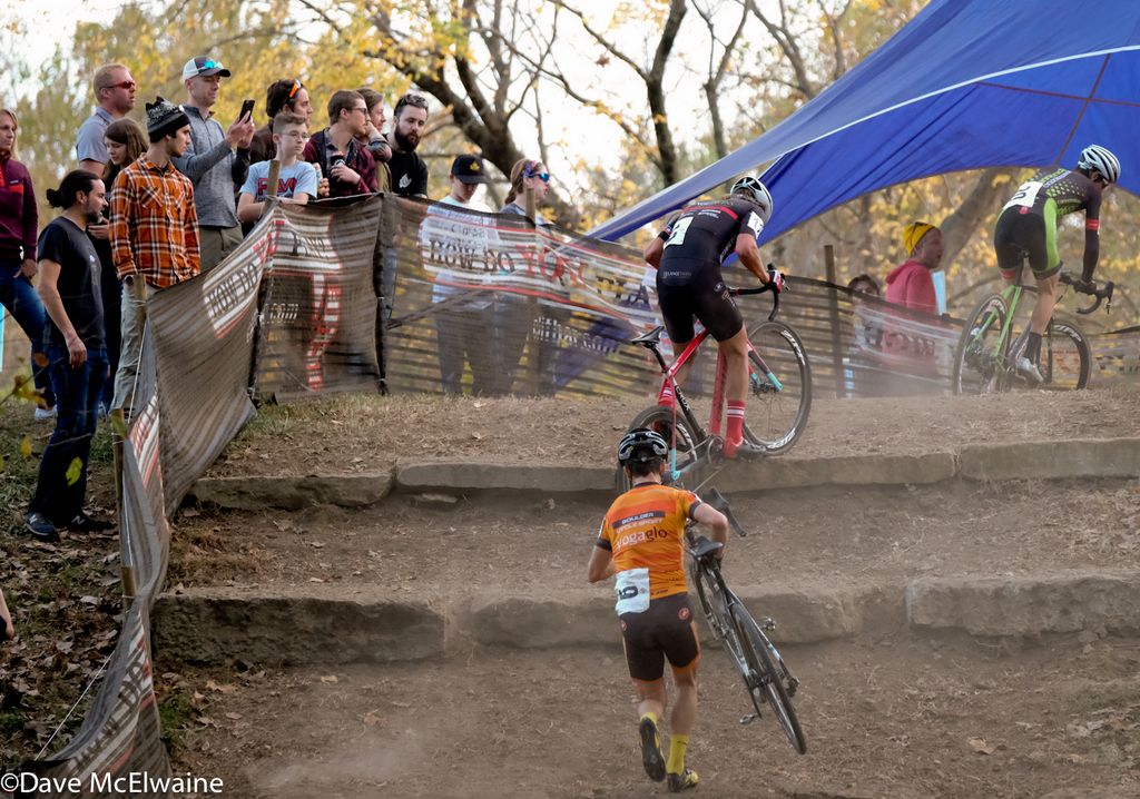 Cody Kaiser (Lange Twins) was the only person riding the limestone stairs